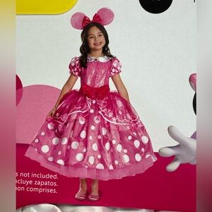 Minnie Mouse Dress Halloween Costume New Size 5-6